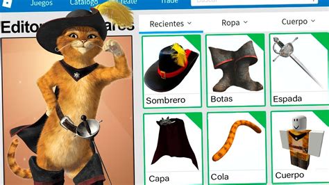 Creamos El Perfil Del Gato Con Botas La Pelicula En Roblox Jehxtp