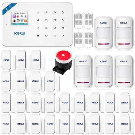 Kr W Wifi Gsm Sms App Kit Alarme De Maison T L Phonique Sans Fil