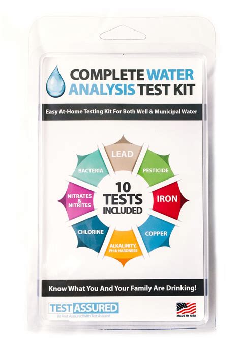 Win Testassured Complete Water Analysis Test Kit Moms