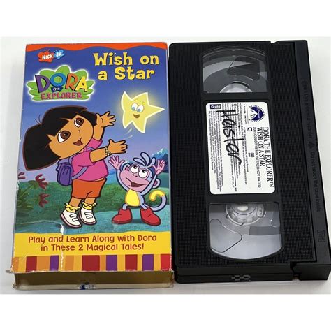 Lot Of Nick Jr Dora The Explorer Vintage Vhs Wish On A Star Move To