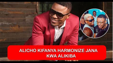 ALICHO KIFANYA HARMONIZE JANA KWA ALIKIBA ZANZIBARI