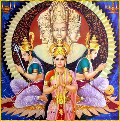 SHRI LAKSHMI SARASVATI DURGA DEVIS ॐ Hindu gods Ganesha art Durga