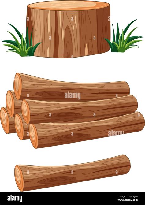 Fire Logs Clipart