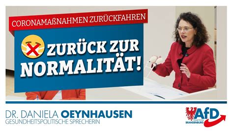 Zurück zur Normalität Dr Daniela Oeynhausen YouTube