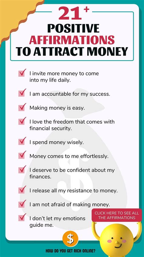 21 Positive Affirmations And Quotes For Money That Really Work Law Of