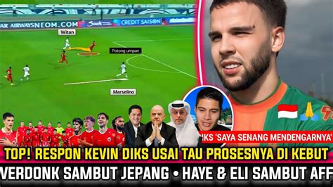 Kabar Baik Tak Sabar Sumpah Wni Begini Respon Senang Kevin Diks