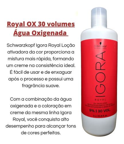 Igora Royal Loção Ox 20 Ou 30 Vol 1l Ativadora Schwarzkopf MercadoLivre