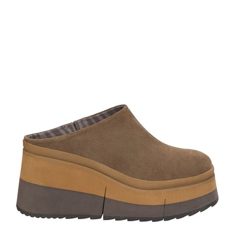 Naked Feet COACH In OTTER Platform Clogs Otter 7 Platform Clogs