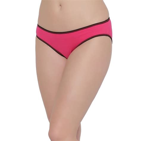 Buy Low Waist Bikini Panty In Pink Cotton Online India Best Prices