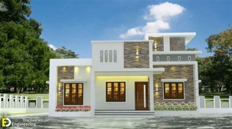 1000 Sq Ft 3bhk Contemporary Style Single Storey House And Free Plan