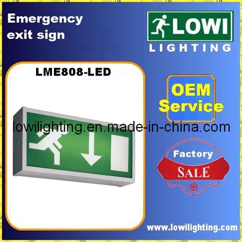 LED Exit Signs (LME808-LED) - China Led Exit Signs and Exit Sign