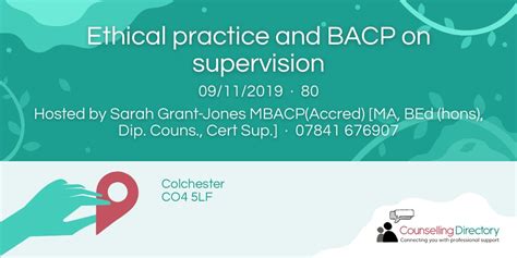 Local Events Ethical Practice And Bacp On Supervision Counselling