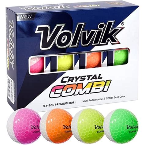 Volvik Crystal Combi Golf Balls Carls Golfland