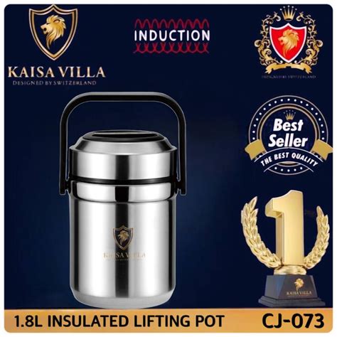 KAISA VILLA 1 8L Stainless Steel Insulated 3Layers Vacuum Heated