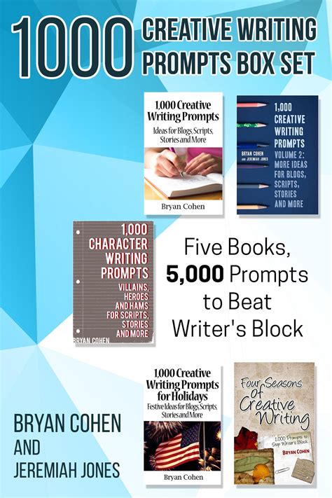 1,000 Creative Writing Prompts Box Set: Five Books, 5,000 Prompts to ...