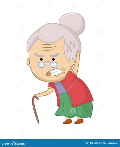 Grumpy Grandmother Stock Illustrations 21 Grumpy Grandmother Stock