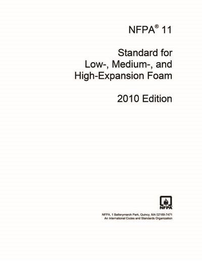 Nfpa Nfpa Standard For Low Medium And High Expansion