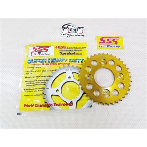 Jual Gear Gir Belakang SSS GOLD Honda Fit New KPH Szk GSX 150 428