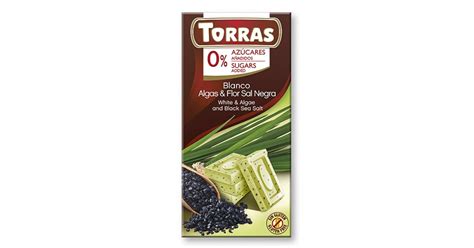 Шоколад Torras Белый с водорослями и чёрной морской солью - «ЧТО? Белый ...