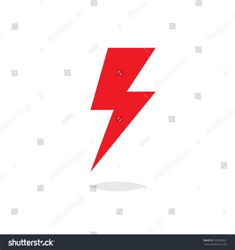 Red Lightning Bolt Logo