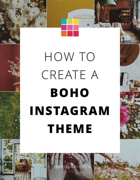 Boho Instagram Theme Step-by-Step (Preview App)