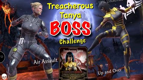 Treacherous Tanya Challenge All BOSS Gameplay Mortal Kombat Mobile