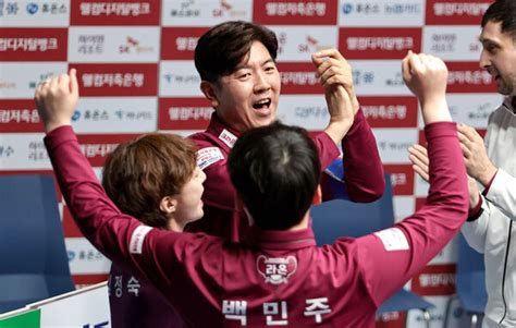 크라운해태 Pba 팀리그 4연승 공동1위 Nh농협카드는 13연승 질주