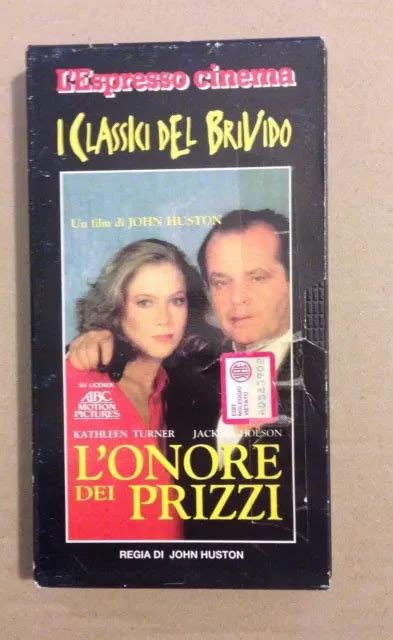 CS8 VHS MOVIE Honor Of The Prizzi Kathleen Turner Jack Nicholson