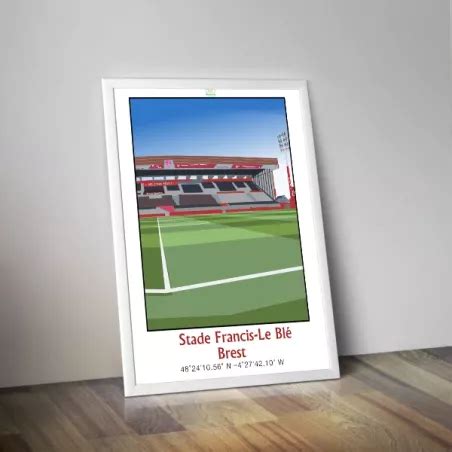 Affiche Du Stade Francis Le Bl De Brest Panenka