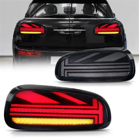 LED Tail Lights For Mini Clubman F54 Cooper 2016 2019 Sequential Black