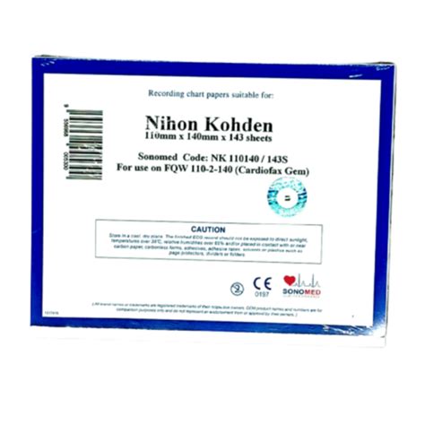 Nihon Kohden Ecg Paper Fqw Kertas Ecg Pack Of Johan