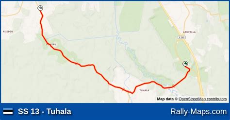 Ss 13 Tuhala Stage Map Lada Rally 1986 Emv 🌍 Rally