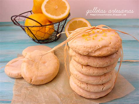 N M Galletas Artesanas Galletas glaseadas de limón y queso crema