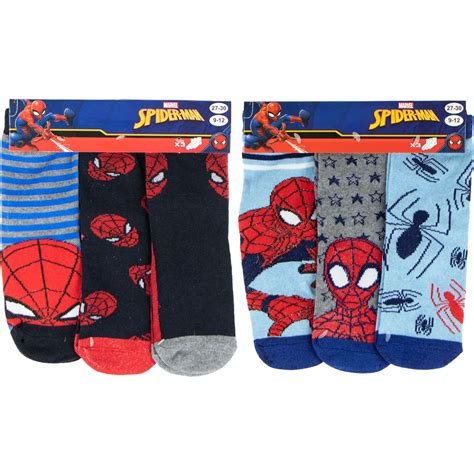 Pack X3 Chaussettes Spiderman Babychou Nc