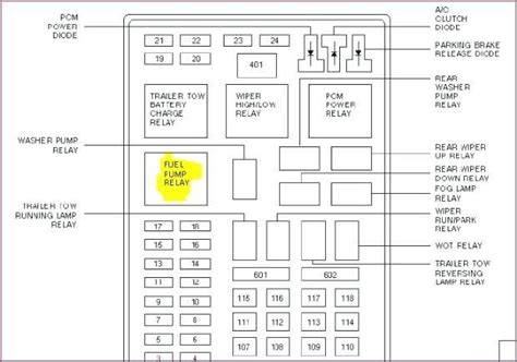 Ford F Fuel Pump Relay