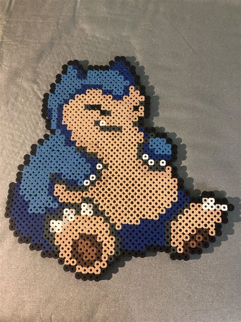 Snorlax Pokemon Pinball Perler Bead Pattern Bead Sprites Characters