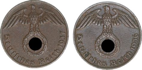 Deutsches Reich Reichspfennig F Und F Aef Ma Shops