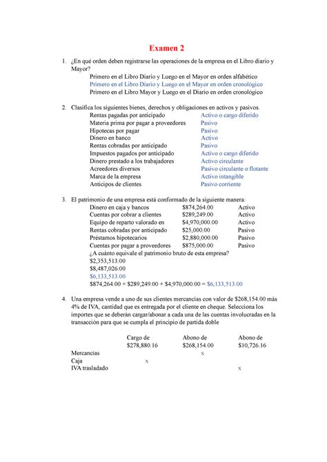 Examen Auxiliar Contable Capacitate Para El Empleo Compress Examen