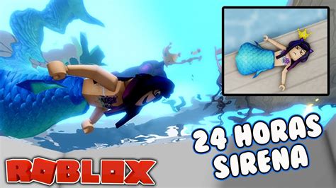 24 HORAS SIENDO SIRENA En BROOKHAVEN TODO Me SALE MAL Kori Juegos