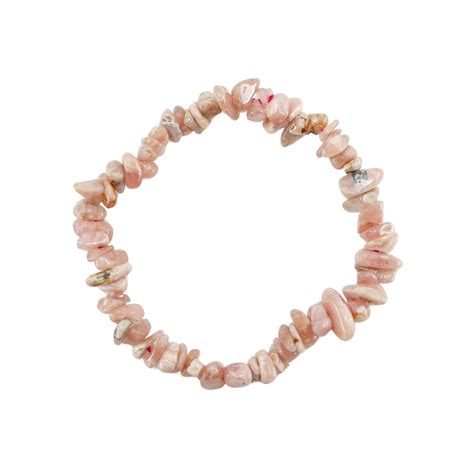 Rhodochrosite Chip Bracelet Crystal Vaults