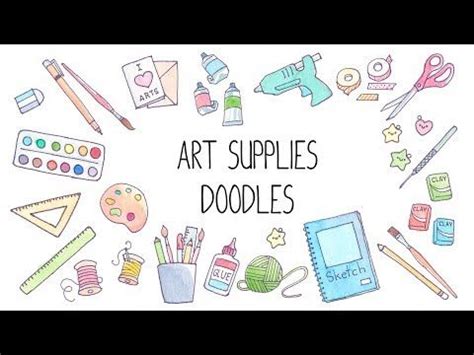 Doodle With Art Supplies