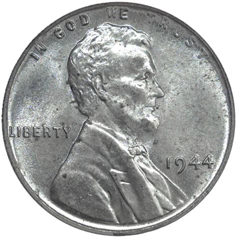 1944 Steel 1c Ms Obverse