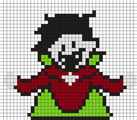 Streber Spooky Month Plz Credit D Perler Bead Pattern Bead Sprites