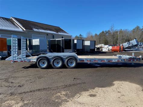 2024 N N Trailers 7x22 3 Galvanized 22 5K Lowpro Equipment Trailer W HD