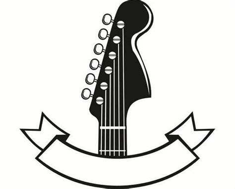 Guitar Logo Svg