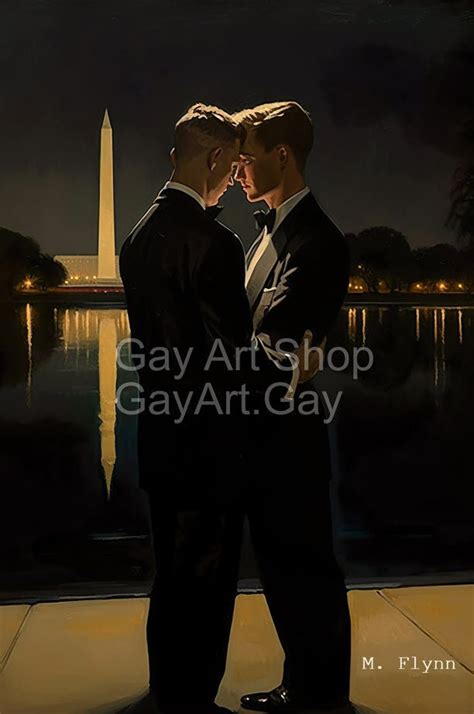 Dc Date Night Series Gay Retro Vintage Oil Painting Style Reproductions On Canvas Ready