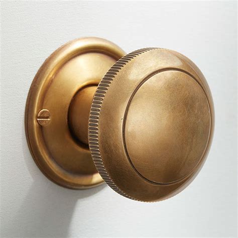 Satin brass door knobs – Door Knobs