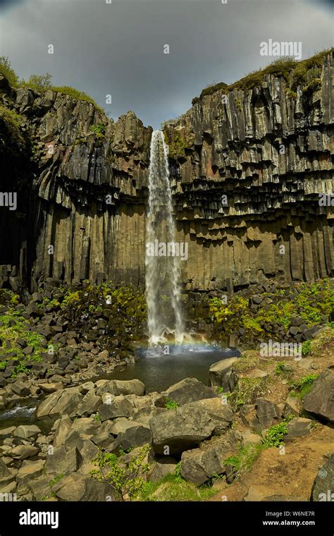 Svartifoss,The black waterfall. One of the most unique waterfalls in ...