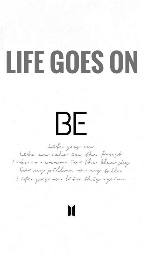 Life Goes On Bts Wallpaper Life Goes On Go For It Quotes Life