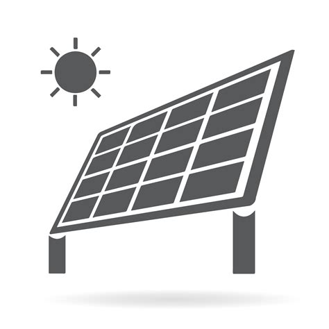 Solar Panel Icon Vector Concept Illustration For Design 33223384